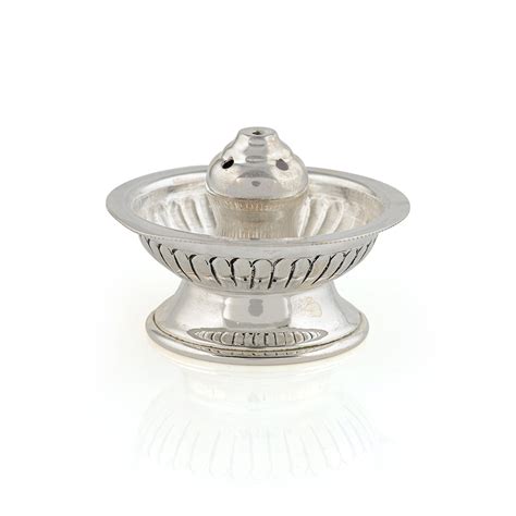 Buy Classic Silver Agarbatti Stand Online | store.krishnajewellers.com ...