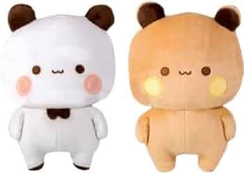 Purple Beats Bubu Dudu 25cm Brown and White Plush Toy for Kids ...