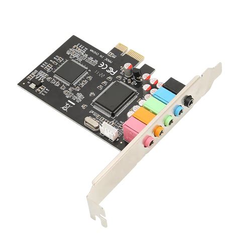 PCIe Sound Card, 5.1 Channel 24bit 48KHz PCIe Gaming Sound Card with ...