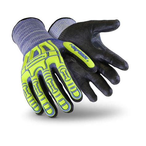 HexArmor Cut-Resistant Impact Protection PU Palm Work Gloves | Rig ...
