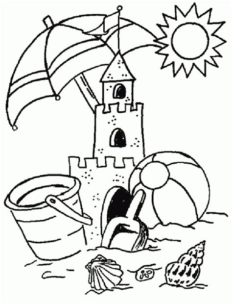 Coloring Pages | Summer Vaction Coloring Pages