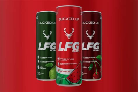 Bucked Up's hybrid fat burning energy drink LFG Burn Energy