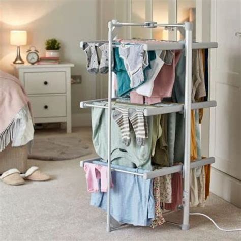 Drysoon Dry:Soon Mini Standard 3-Tier Heated Clothes Airer India | Ubuy