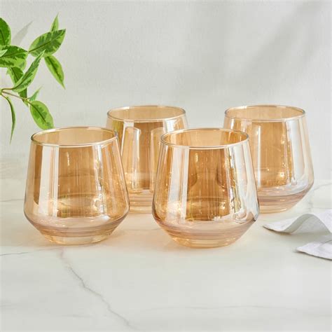 Buy Wexford Kin Seong Set of 4 Whiskey Glasses - 400ml from Home Centre ...