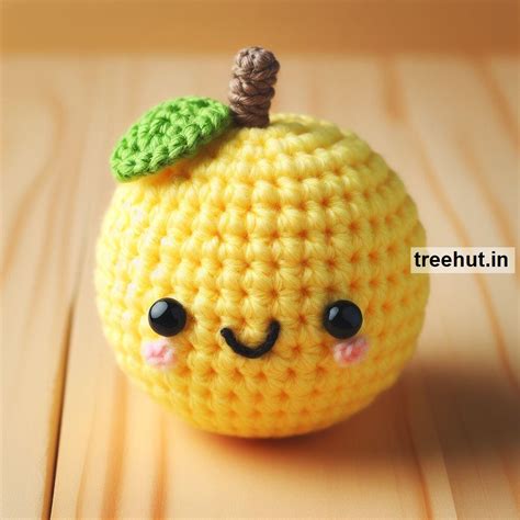 Lemon Crochet Applique, Lemon Amigurumi and Lemon Crochet Coaster Ideas ...