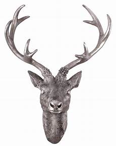 deko geweih holz hirschgeweih wanddeko mit 10 ender in silber optik in 3 deko geweih holz hirschgeweih wanddeko mit 10 ender in silber optik in 3