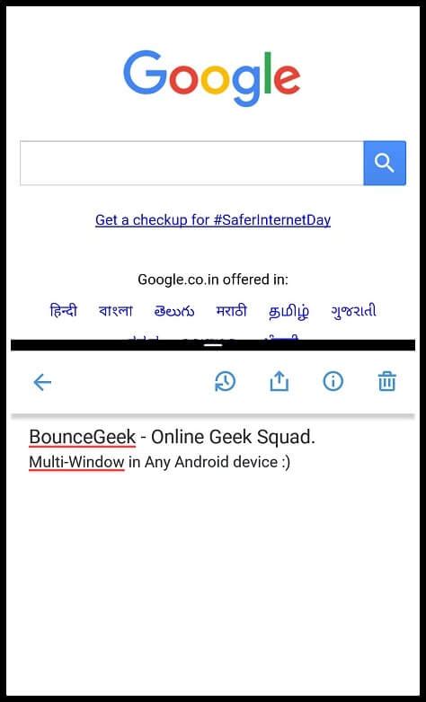 Multi Window Android 的图像结果