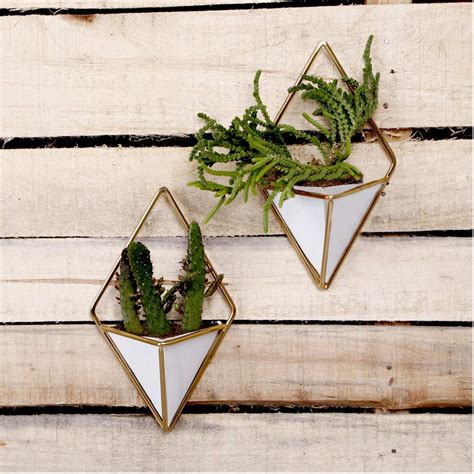 Suhhavi Decor Hanging Basket White Planter Wall Planting Pot Decor ...