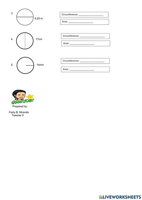 Circle Worksheet 的图像结果