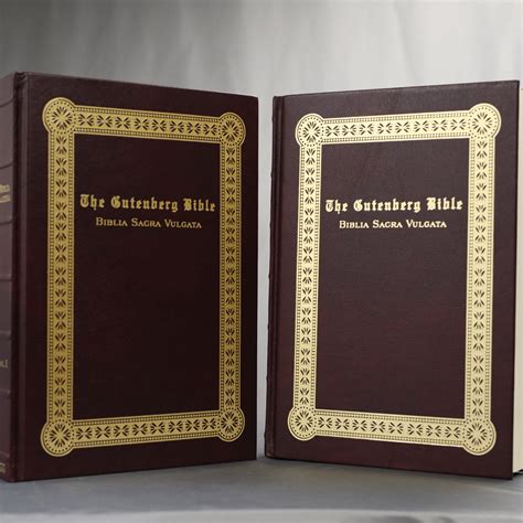 The Gutenberg Bible - 1455 Insel Verlag Edition Facsimile 2-Volume Set ...