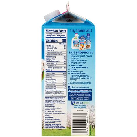 Blue Diamond Almond Milk