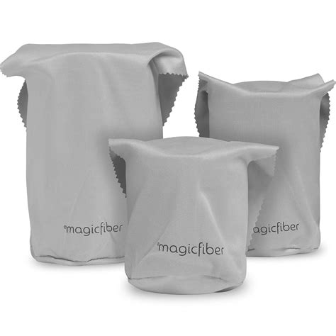 Buy MagicFiber Microfiber Camera Lens Pouches (3 Pack) Ultra Soft Bags ...