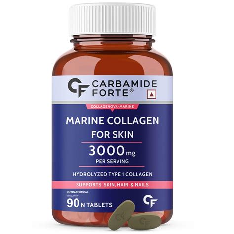 Carbamide Forte Hydrolyzed Marine Collagen Supplements for Women & Men ...
