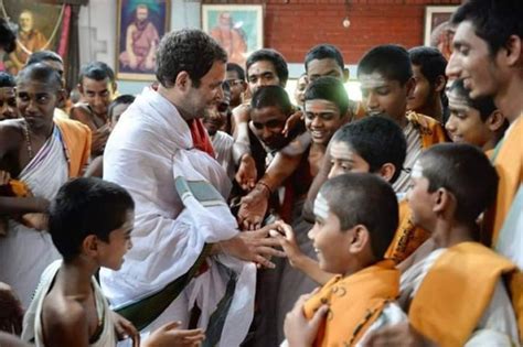 Congress President Rahul Gandhi and Siddaramaiah visit Sringeri ...