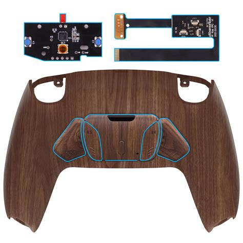Extremerate Wood Grain Programable Rise4 Remap Kit For Ps5 Controller ...
