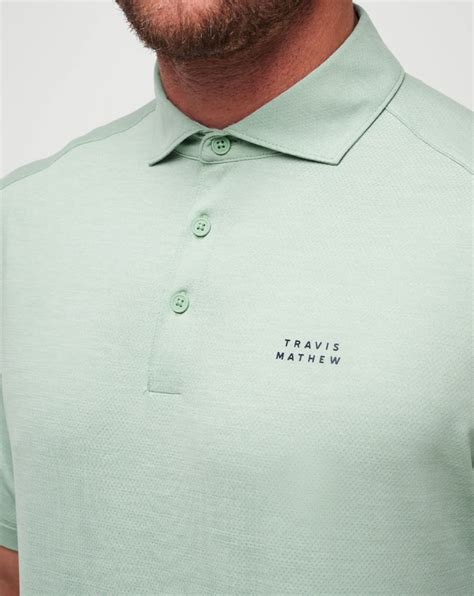 Travis Mathew Heater Pro Polo - Jadeite - The Golf Factory
