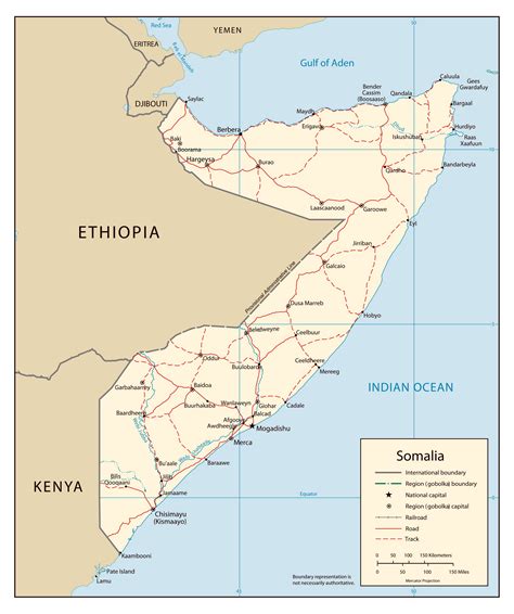 Map of Somalia with cities. Somalia map with cities | Vidiani.com ...