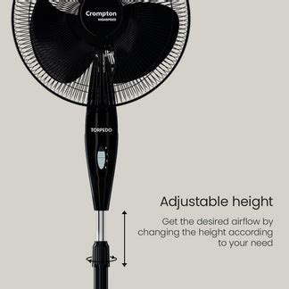Crompton Torpedo HS PF Pedestal Fan: Shop Crompton Torpedo HS PF ...