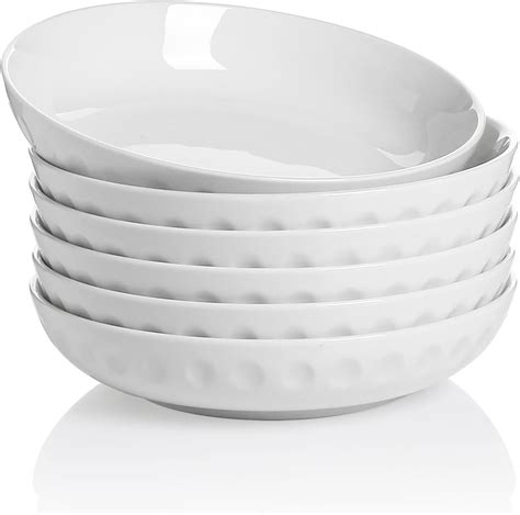 Amazon.com | DOWAN Large Pasta Bowls, 47 Ounce Extra Deep Soup Bowls ...