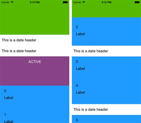 Xamarin Collection View Layout 的图像结果