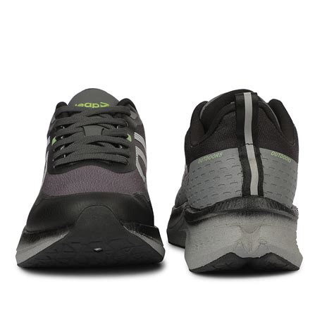 Buy Leap7X ZLP-XM-20 Black Sports Lacing Running Shoes for Men by Liberty