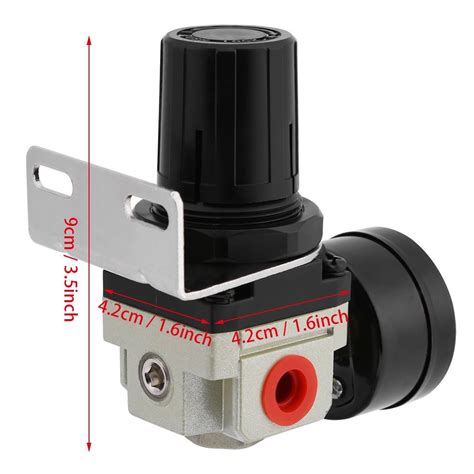 SPAC AR Regulator 1/4-inch , AR2000-02 Air Filter Pressure Regulator ...