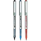 UNI-BALL Eye UB150 0.5mm Roller Ball Pen | Blue, Black, Red & Green Ink ...