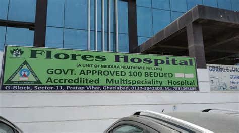 Flores Hospital Pratap Vihar, Ghaziabad - Contact number, Doctors ...