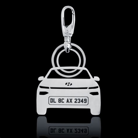 Buy Customized Number Plate Car Keychain Online at the Best Price