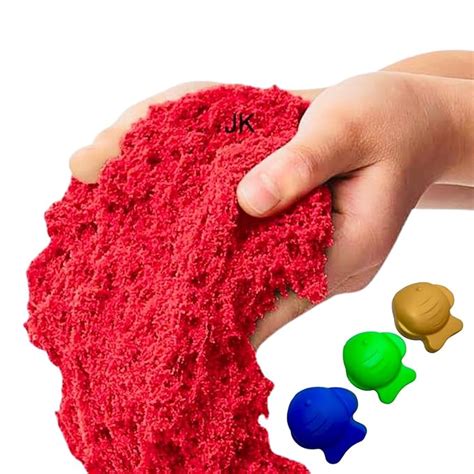 Loty Store Active Sand 500g Red for Kids – Natural Kinetic Sand Kit ...