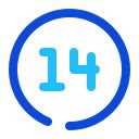 Number circle Icons & Symbols