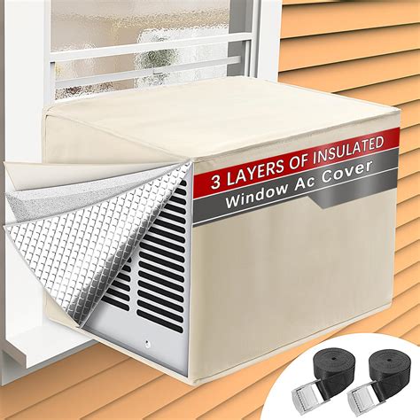 Amazon.com: Window Air Conditioner Cover Outside Unit for Winter ...