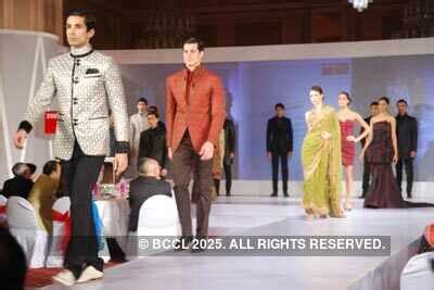 Models walk the ramp during Narendra Kumar show at Swiss Airline event ...