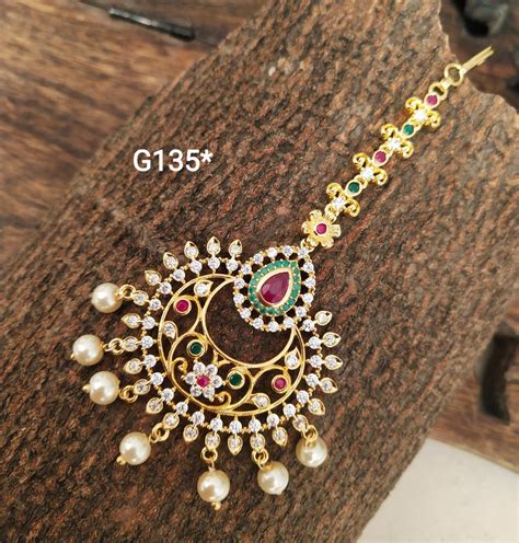 Maang Tikka New collection G code - Indian Jewelry Designs