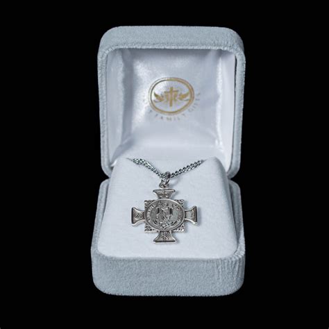 Saint Michael Maltese Cross Medal – Holy Family Gifts