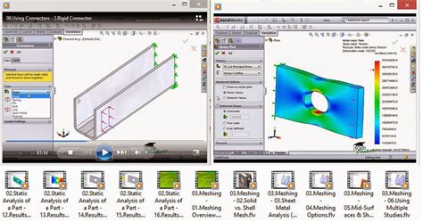 Solid Work 2D Linear Simulation 的图像结果