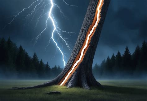 Lightning Strike Scar: A Unique Mark of Nature's Power - SuchScience