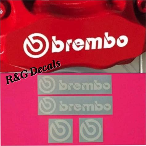 R&G Brembo HIGH TEMP Brake Caliper Decal Sticker India | Ubuy
