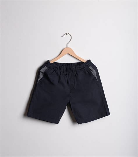 Black Cotton Shorts – Canvas