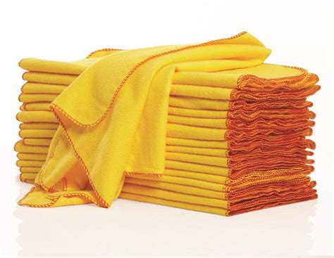 SANDHA Yellow Duster Cloth Yellow Table Duster Cloth Kitchen Duster ...