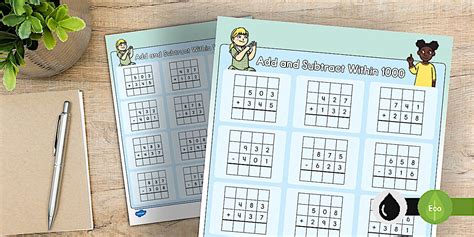 Add and Subtract Numbers Within 1000