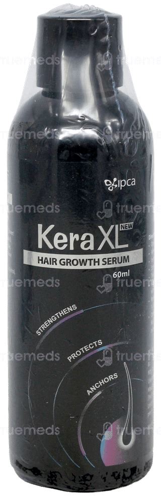Kera Xl Hair Growth Serum Solution 60 Ml - Uses, Side Effects, Dosage ...