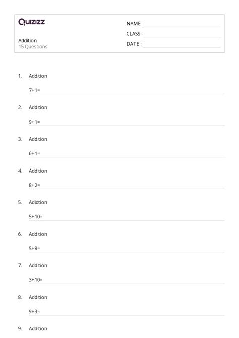 Form 1 Math Worksheets 的图像结果