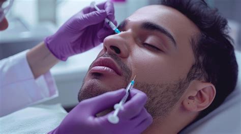 The cosmetic facial injection | Premium AI-generated image