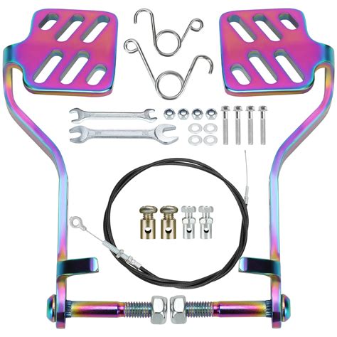 Buy Go Kart Brake Throttle Pedals with 71" Go Kart Throttle Cable Kit ...