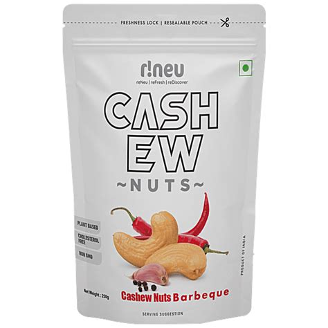 Buy r!neu Cashew Nuts - Barbeque, Premium, Protein Rich Online at Best ...