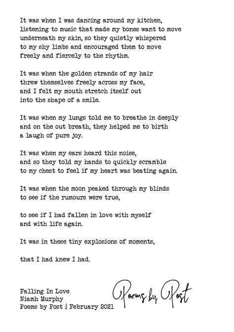 Falling In Love Poems