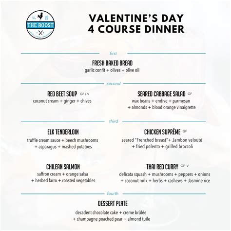 Valentine's Dinner at The Roost | Downtown Longmont, CO