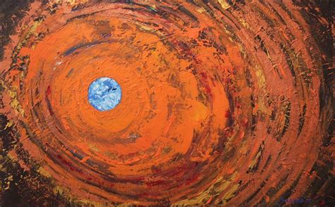 Lift Yourself from the Vortex Painting by Elena Popovska | Saatchi Art