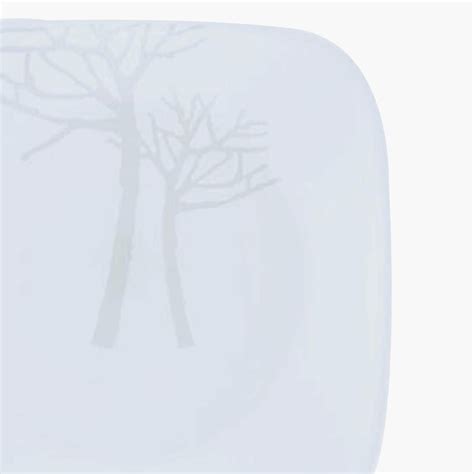 Buy CORELLE Gold Premier White Printed Square Plate from Corelle at ...